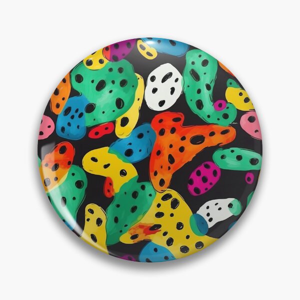 Item preview, Cute Abstract Shape Polka Dot Colorful Print Pattern designed and sold by bubblegoth.