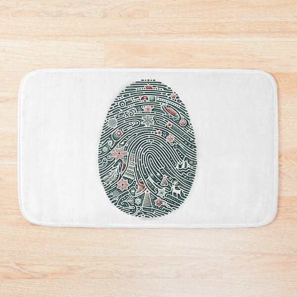 Item preview, Holiday Whorls - Christmas Fingerprint Festivity designed and sold by Sonic-Store.