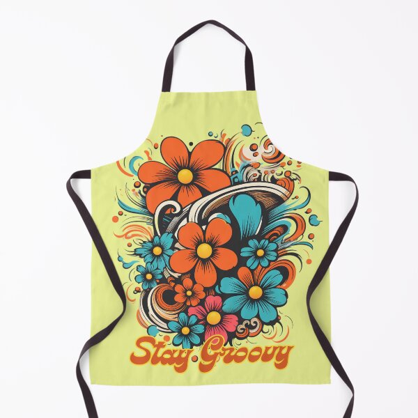 Item preview, 60's Floral Cute Nature Fashion Design, Embrace the Flower Power with our vibrant 'Stay Groovy' design, Perfect Retro Style, Vintage Floral Fashion designed and sold by PrintMates.
