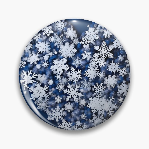 Item preview, Heart shaped holiday snowflake print designed and sold by dcrc.
