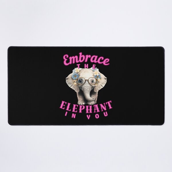 Item preview, Embrace the Elephant in You. elephant head designed and sold by ElephantVibes.