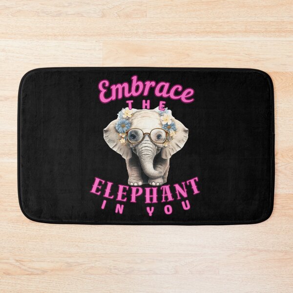 Item preview, Embrace the Elephant in You. elephant head designed and sold by ElephantVibes.