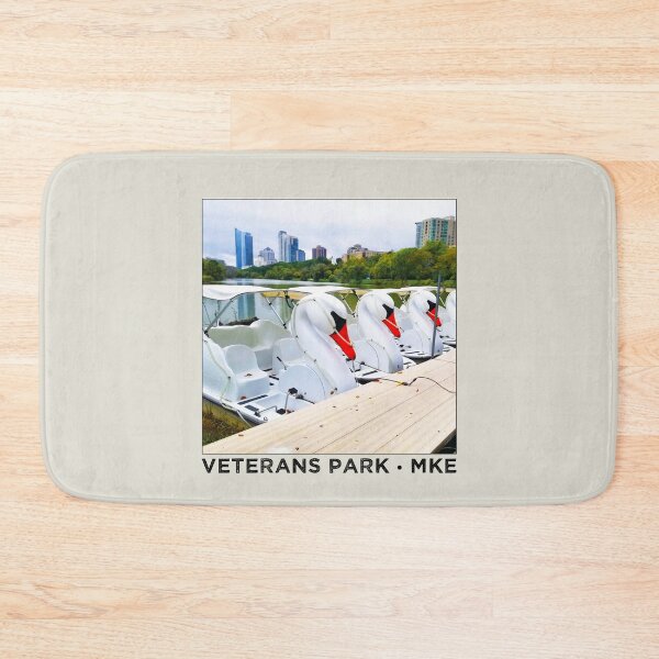 Item preview, Veterans Park Swan Lagoons • Milwaukee, WI designed and sold by MKE Rhine Maiden  •  Grumble Services, LLC..