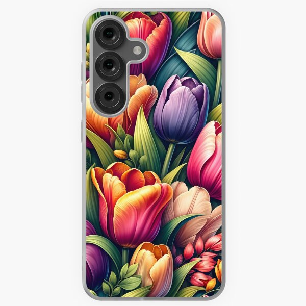 Item preview, Vibrant Tapestry of Tulips A Seamless Floral Pattern digital paper 2 designed and sold by PSeamless.