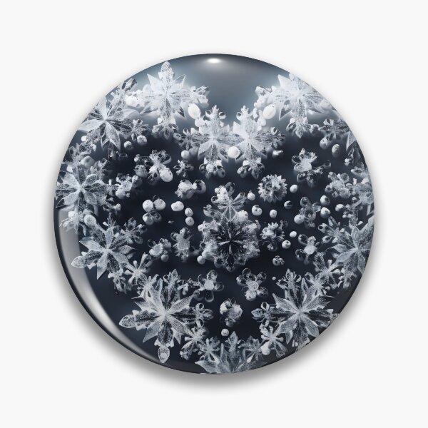Item preview, heart shaped holiday snowflake print designed and sold by dcrc.
