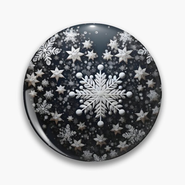 Item preview, heart shaped holiday snowflake print designed and sold by dcrc.