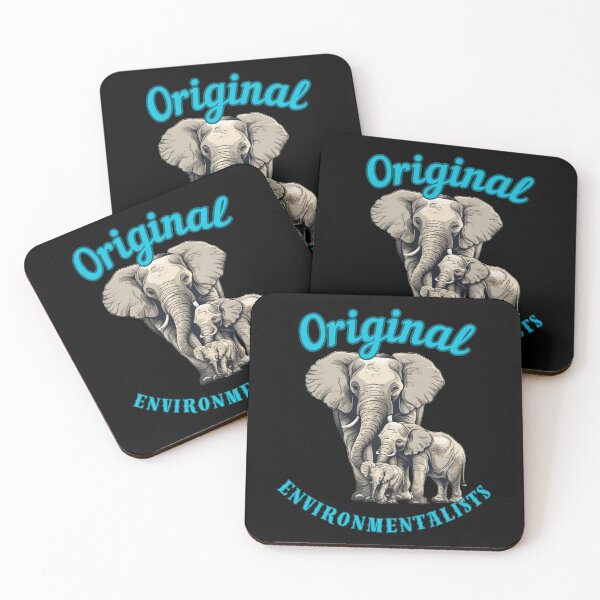 Item preview, Original Environmentalists. funny elephant designed and sold by ElephantVibes.