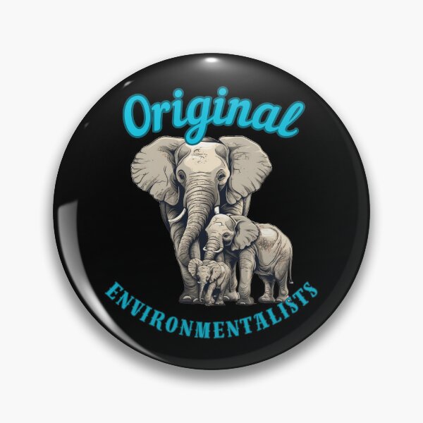 Item preview, Original Environmentalists. funny elephant designed and sold by ElephantVibes.