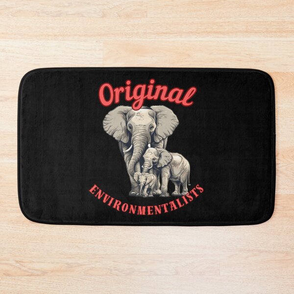 Item preview, Original Environmentalists. colorful elephant designed and sold by ElephantVibes.