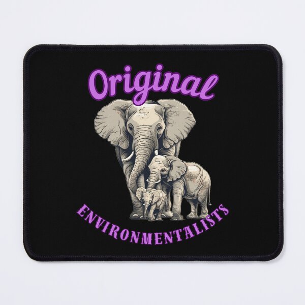 Item preview, Original Environmentalists. elephant face designed and sold by ElephantVibes.