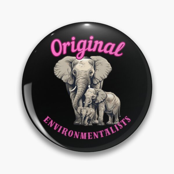 Item preview, Original Environmentalists. elephant head designed and sold by ElephantVibes.