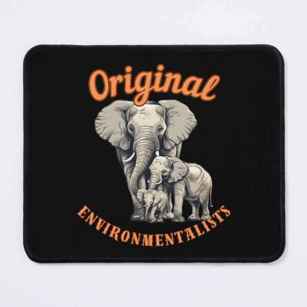 Item preview, Original Environmentalists. elephant portrait designed and sold by ElephantVibes.