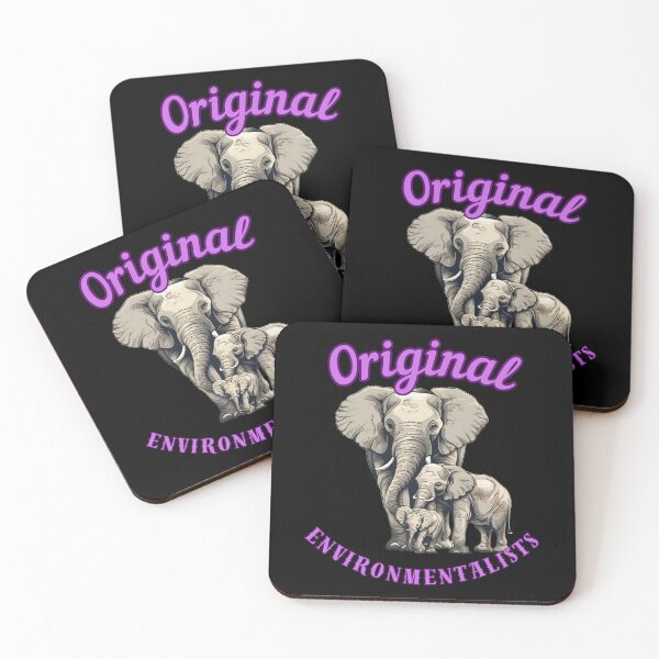 Item preview, Original Environmentalists. elephant face designed and sold by ElephantVibes.