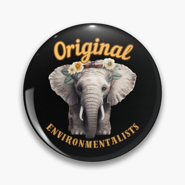 Item preview, Original Environmentalists. watercolor elephant designed and sold by ElephantVibes.