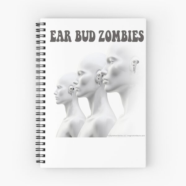 Item preview, Earbud Zombies - Mannequin Trio - For Light Backgrounds designed and sold by The Imagination Source™.