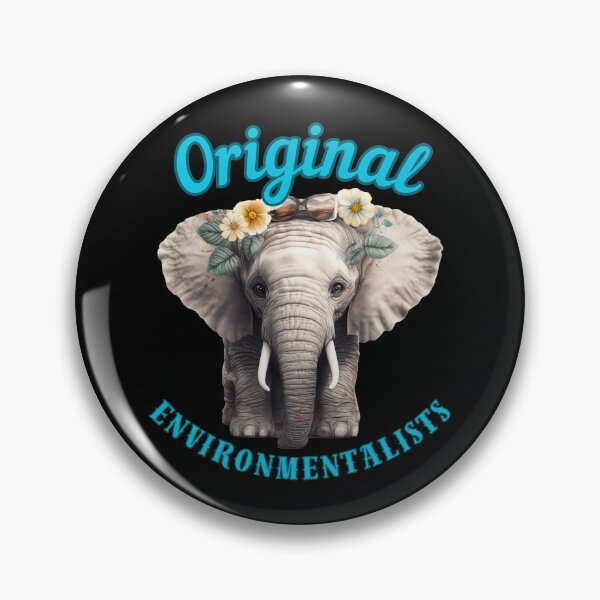 Item preview, Original Environmentalists. adorable elephant designed and sold by ElephantVibes.
