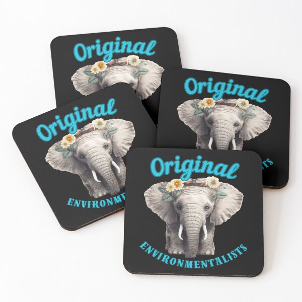 Item preview, Original Environmentalists. adorable elephant designed and sold by ElephantVibes.