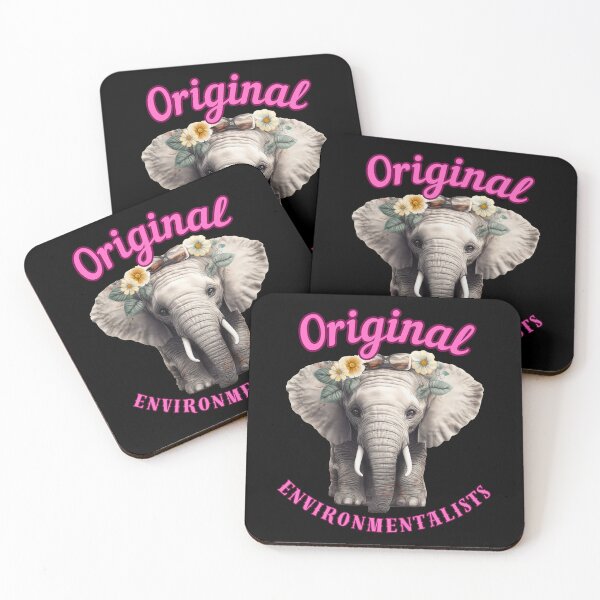 Item preview, Original Environmentalists. elephant saying designed and sold by ElephantVibes.