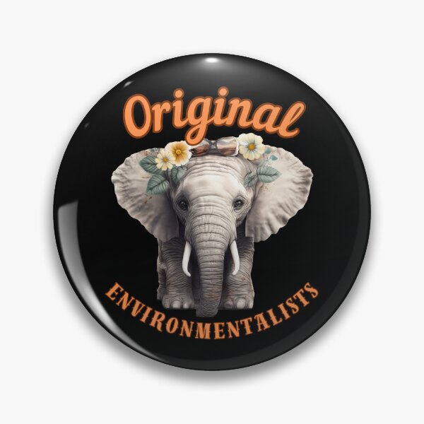 Item preview, Original Environmentalists. african elephant designed and sold by ElephantVibes.