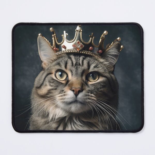 Item preview, Tabby Cat with Crown 01 designed and sold by Elisabeth Lucas.