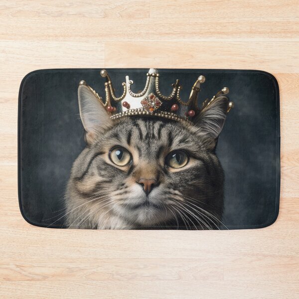 Item preview, Tabby Cat with Crown 01 designed and sold by Elisabeth Lucas.
