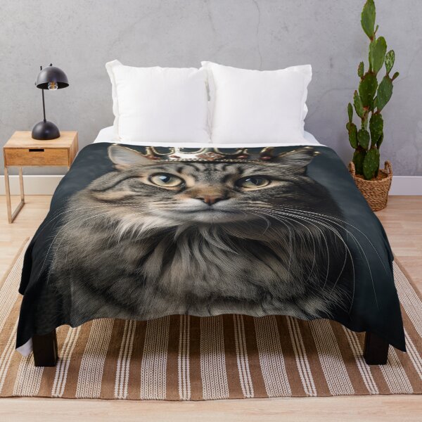 Item preview, Tabby Cat with Crown 01 designed and sold by Elisabeth Lucas.