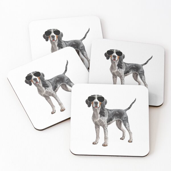 Item preview, Bluetick Coonhound Dog Wearing Sunglasses designed and sold by TheAnimalZ00.