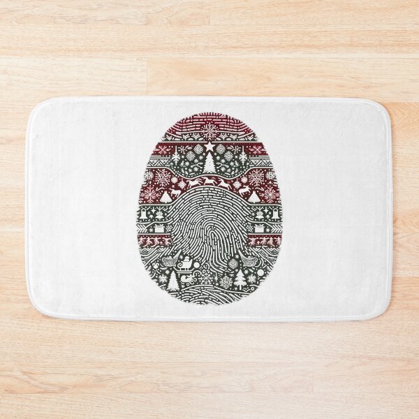 Item preview, Winter Whorls - Cozy Christmas Fingerprint designed and sold by Sonic-Store.