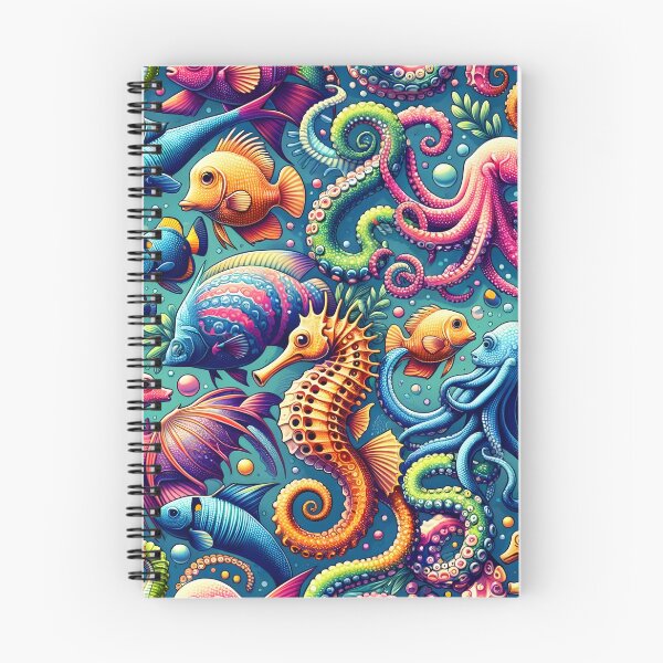 Item preview, Aquatic Dance A Seamless Pattern of Marine Life Pattern digital paper 3 designed and sold by PSeamless.