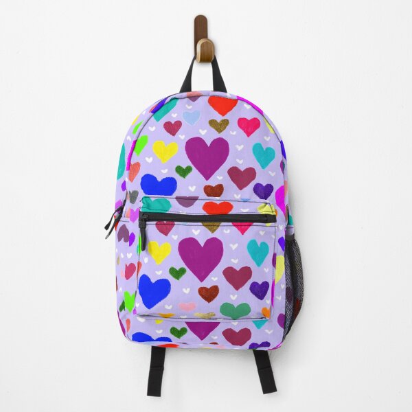 Item preview, Colorful hearts pattern designed and sold by Agapeart111.