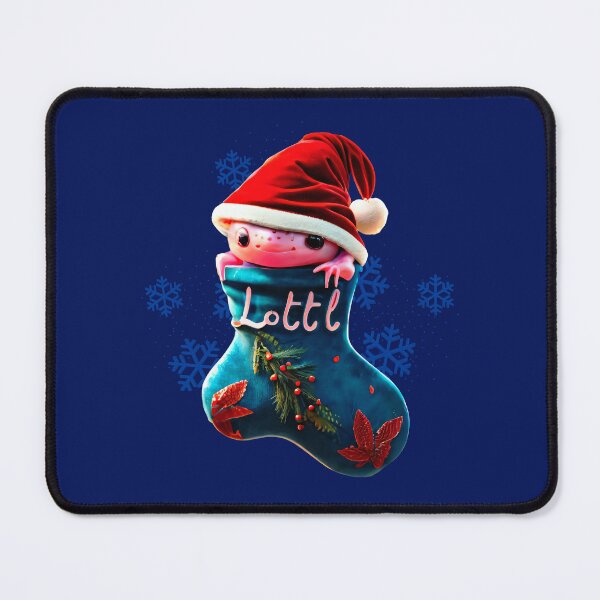 Item preview, Cozy Axolotl Christmas - Adorable Axolotl xmas 3D design designed and sold by H Jonas.