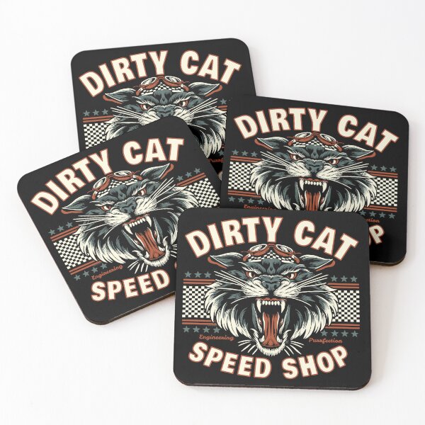 Item preview, Dirty Cat Speed Shop designed and sold by Automotive Art by Greg.
