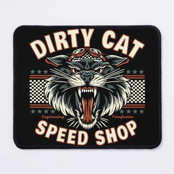 Item preview, Dirty Cat Speed Shop designed and sold by Automotive Art by Greg.