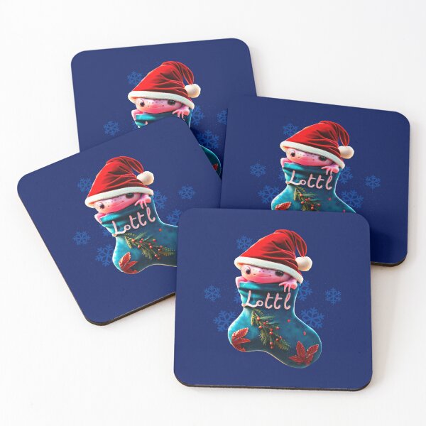 Item preview, Cozy Axolotl Christmas - Adorable Axolotl xmas 3D design designed and sold by H Jonas.