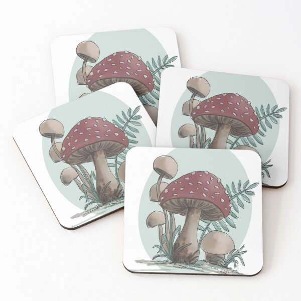 Item preview, Mushrooms designed and sold by bycatdesign.