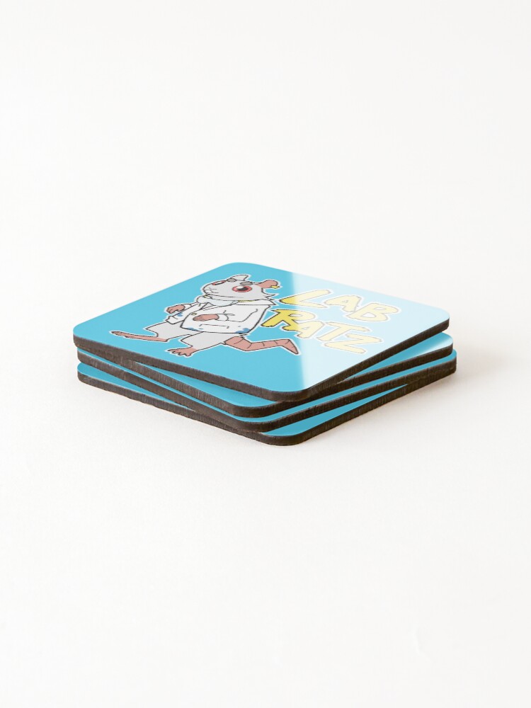 Thumbnail 4 of 5, Coasters (Set of 4), Lab Rats designed and sold by Fifth-Instar.