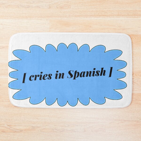 Item preview, Cries in Spanish  designed and sold by Mahe Jabeen.