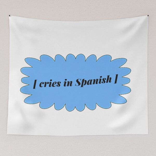 Item preview, Cries in Spanish  designed and sold by Mahe Jabeen.