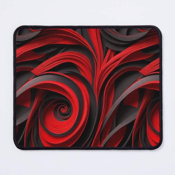 Item preview, Red and black quilling curls designed and sold by Conefur.