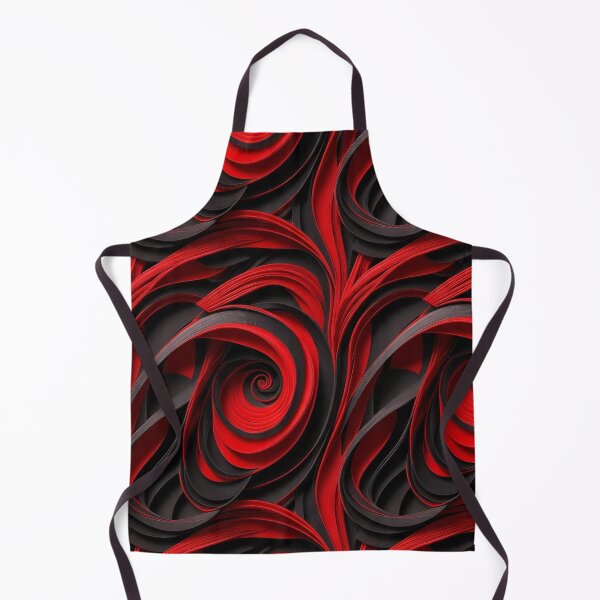 Item preview, Red and black quilling curls designed and sold by Conefur.
