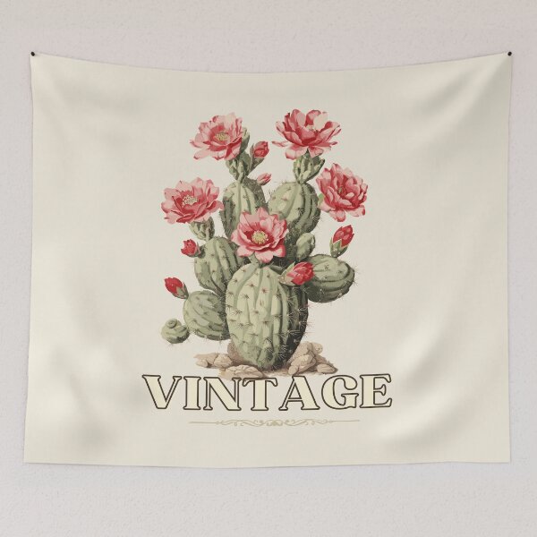 Item preview, Vintage Botanical Cactus Succulent Plant designed and sold by GirlGlowGraphic.