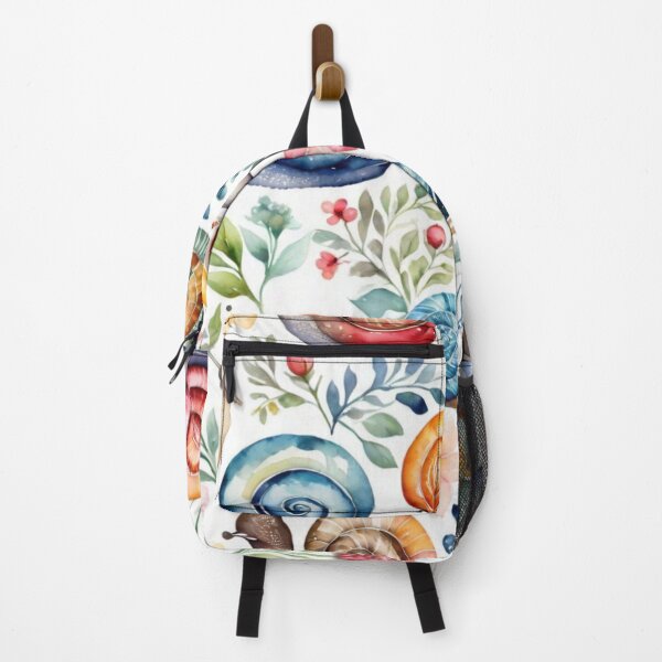 Item preview, Snail watercolor pattern designed and sold by shokA Design.