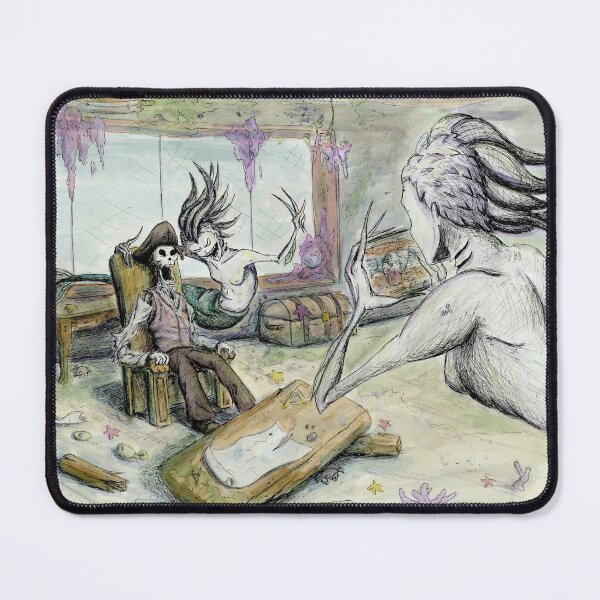 Item preview, Creepy Mermaids - Selfie in a Pirate Ship designed and sold by Unique-notFreak.