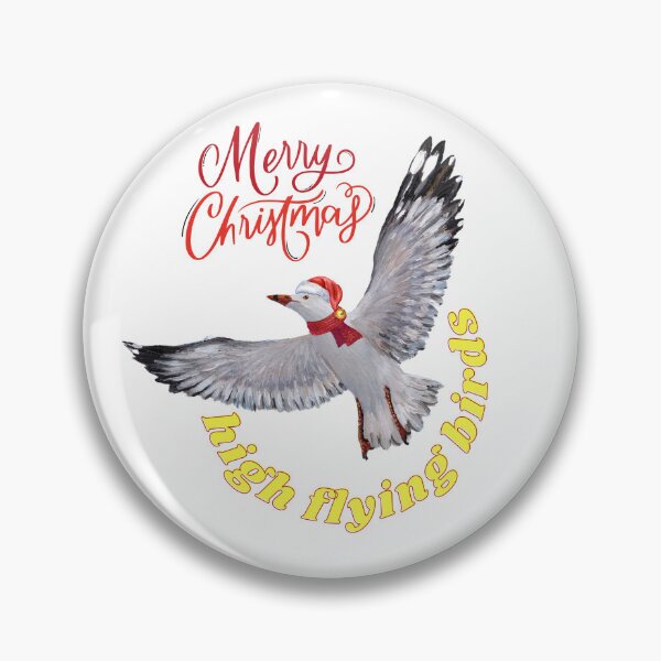 Item preview, Merry Christmas, High flying birds. designed and sold by Roy & Tiffany.