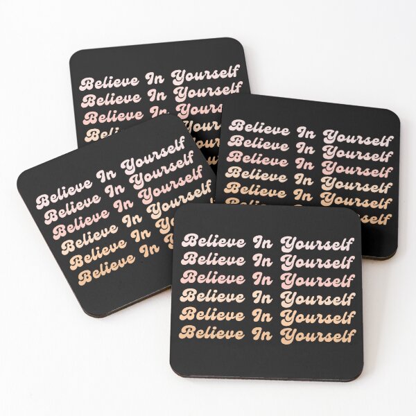 Item preview, Believe In Yourself - Inspirational Typography Art designed and sold by Gayan-Art.
