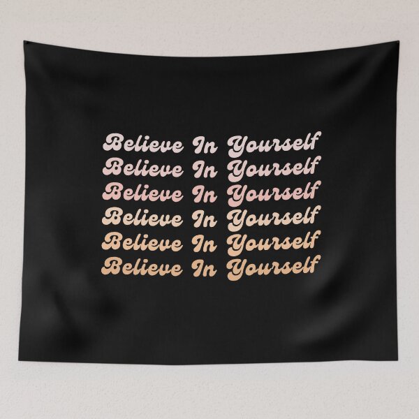 Item preview, Believe In Yourself - Inspirational Typography Art designed and sold by Gayan-Art.