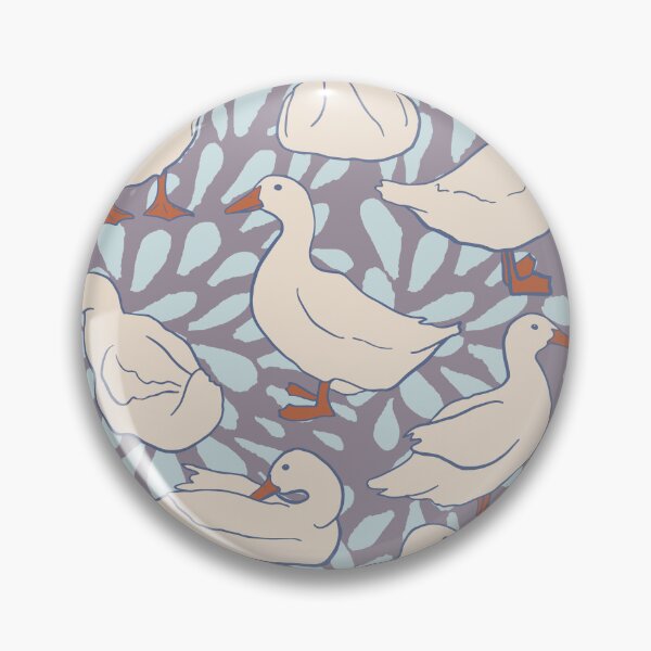 Item preview, Puddle Ducks on a Lavender and Light Blue Background Pattern designed and sold by Valerie Englehart.