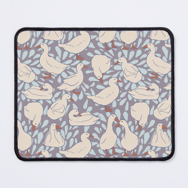 Item preview, Puddle Ducks on a Lavender and Light Blue Background Pattern designed and sold by Valerie Englehart.
