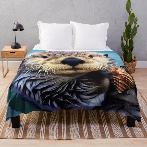 Significant Otter Throw Blanket