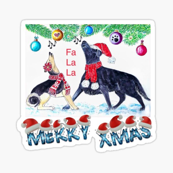 Artikel-Vorschau von Weihnachtssingende Hunde, designt und verkauft von LiliyaHarpe.